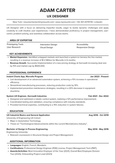 Template 9 resume template preview