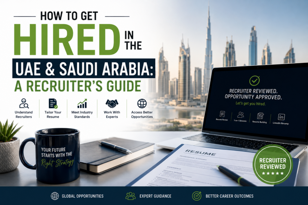 how to get hired in UAE and Saudi Arabia